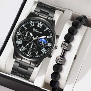 轻奢国潮男士中国风骷髅手串情人节礼物送男朋友个性嘻哈朋克手链