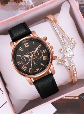 妈妈生日礼物轻奢时尚满钻手链礼盒装高颜值仿真不掉色ins风手镯