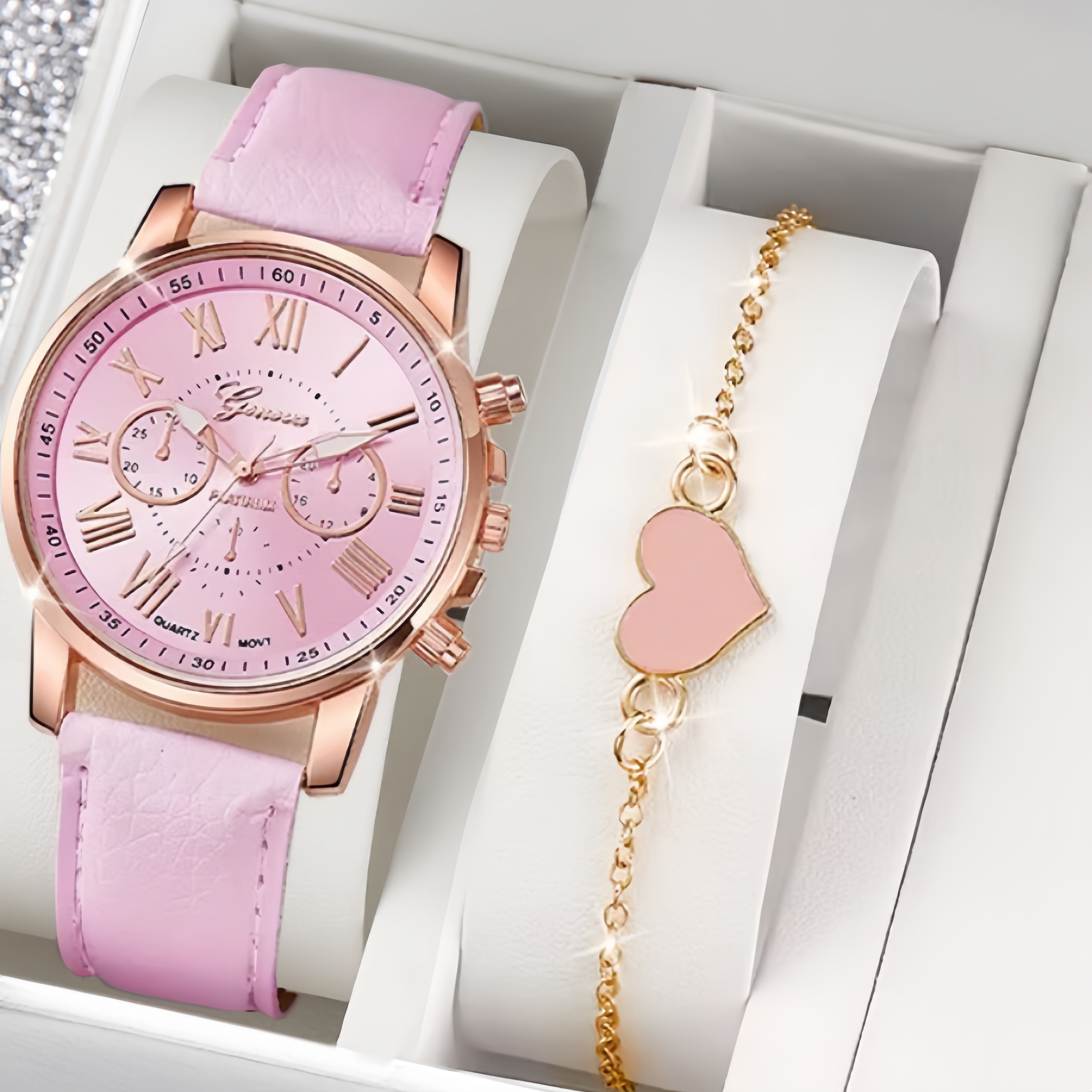 钛钢手镯 ins显白麦穗手镯礼盒装圣诞节礼物精致百搭女生树叶手环