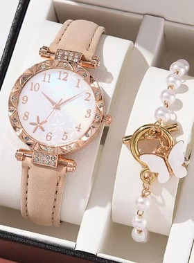 生日礼物送女友珍珠手串礼盒装甜美送女生情人节气质时尚串珠手链