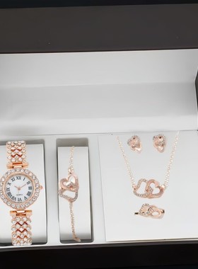 送女朋友春节情人节礼物经典轻奢镶钻项链礼盒装久戴不掉色锁骨链