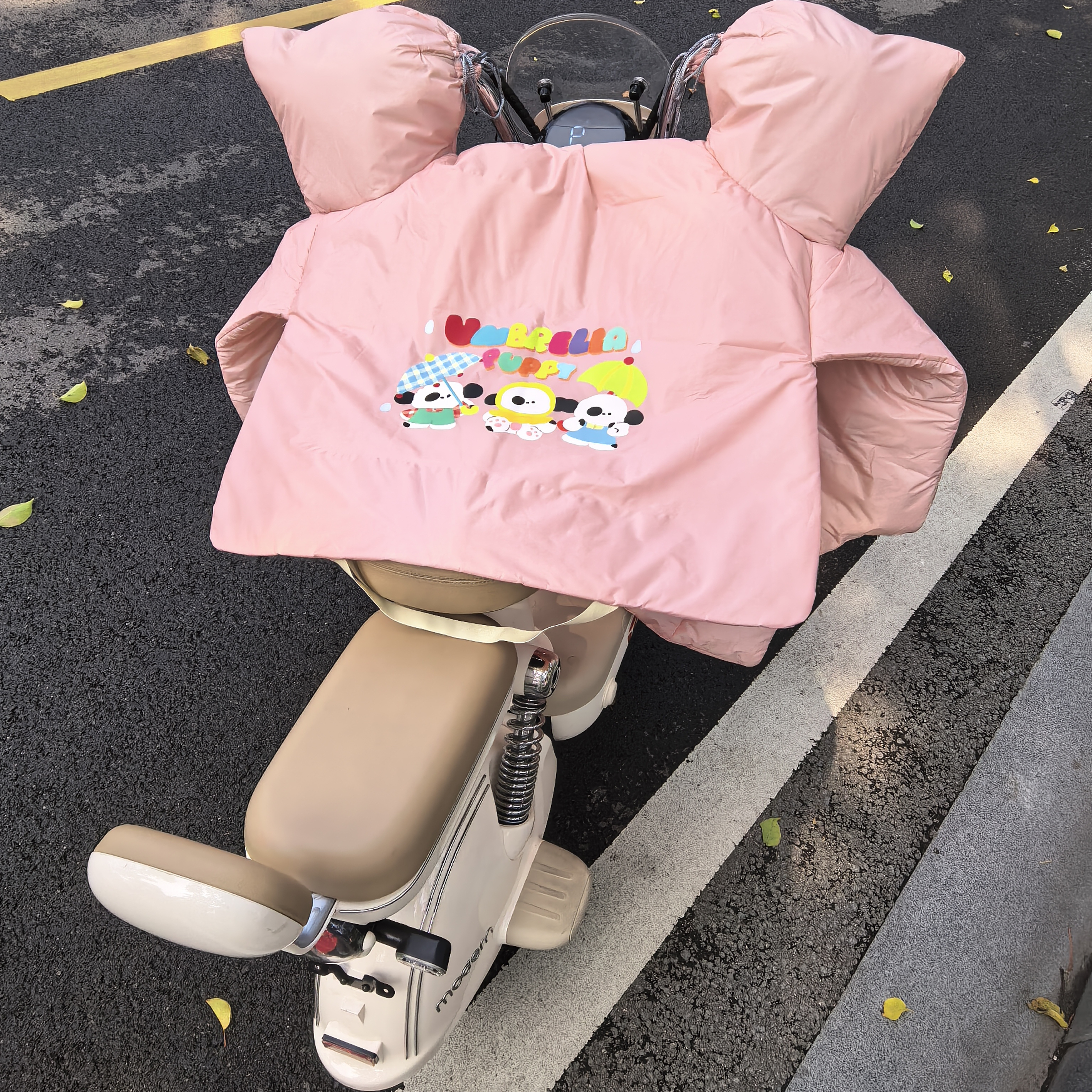 超可爱高颜值卡通电动车新型升级特厚双面防水防暴雨防寒挡风被