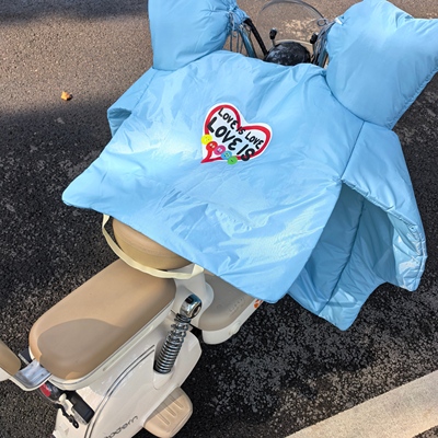 卜卜五月天周边电动车新型升级特厚双面防水防暴雨防寒挡风被
