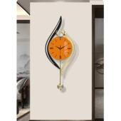 现代网红挂钟铁艺创意立体钟表家用时尚 免打孔简约上档次装 饰表钟