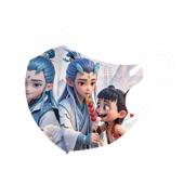 2025新款 12岁3d立体防护面罩 儿童口罩透气卡通哪咤敖丙动漫小孩4