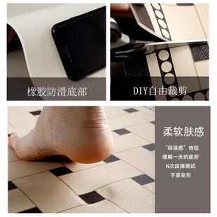 入户门地垫可擦免洗pvc耐脏玄关黑白米奇门口地毯进门垫2025新款