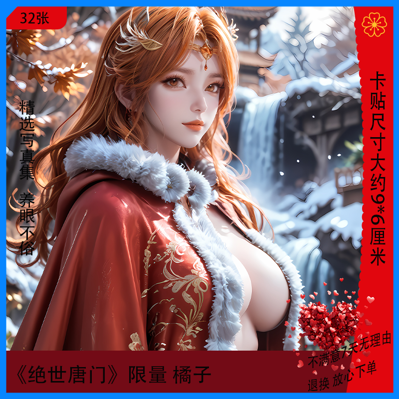 斗罗2绝世唐门 女神高清写真集 国漫周边收男士宿舍卧室欣赏收藏