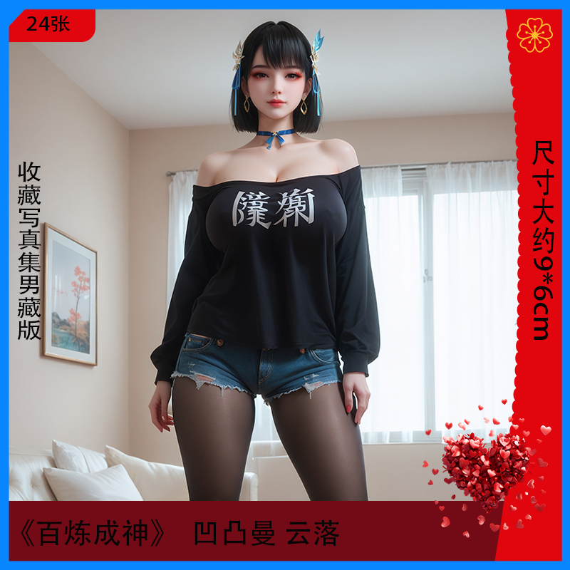 百炼成神 天穹云落美女性感高清写真集二次元周边男士收藏卡好物