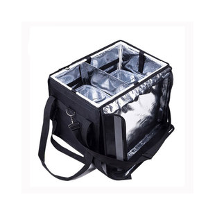外賣保溫箱騎手裝 備純p黑色車載加厚美團(tuán)送餐箱48L保溫外賣箱定制