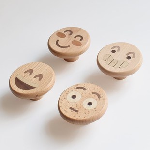 儿童房 象有形表情挂衣钩 玄关门后 趣味个性 衣帽钩 实木创意