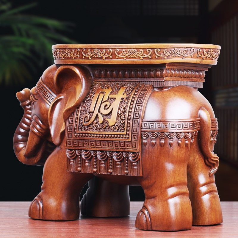 大象凳落地客厅换鞋凳创意动物坐凳办公室茶几乔迁业礼品,家居饰品,落地摆件,淘宝优惠券,粉丝福利购,淘宝优惠卷