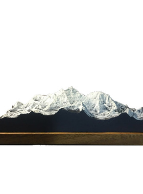 冬官手作水泥石雪山珠峰珠穆朗玛峰模型扩香石oun