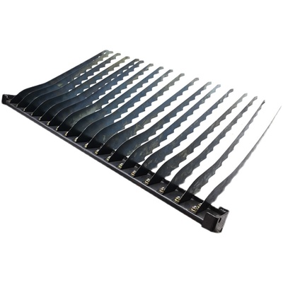 久保田 收割机振动筛鱼尾片尾条齿条锯齿 总成