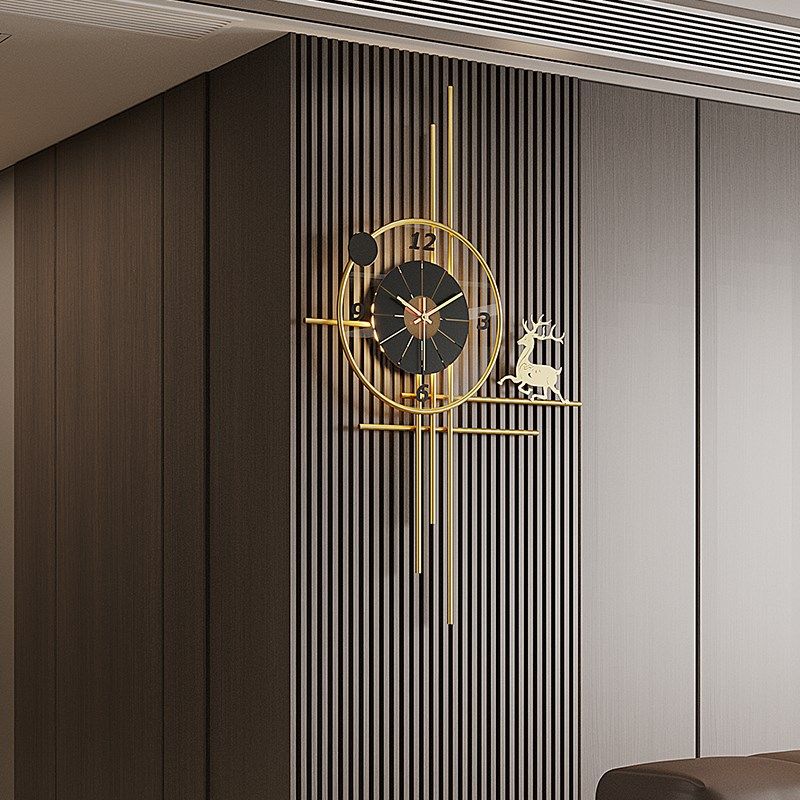22新款现代钟表客厅挂钟家用静音装饰挂墙时钟创意挂表