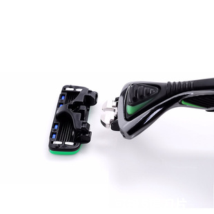 多乐派仕男士手动剃须刀 高端刀架刀头装 e层刀片刮胡刀