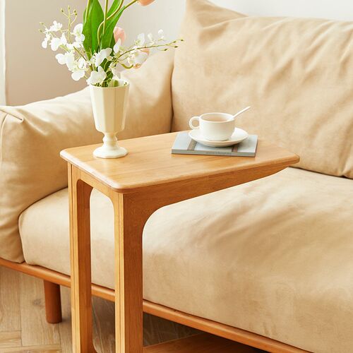 撩木 型边几实木沙发边柜带轮客厅小户型迷你茶几角几茶台