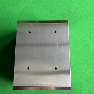 家用不锈钢储物箱柜子带锁可壁挂墙大号资料置物工具箱室户外牛奶
