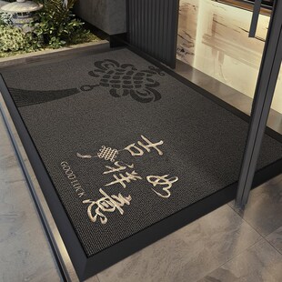 灰色入户门地垫玄l关大门口进门脚垫门外防滑除尘耐脏耐磨门外地