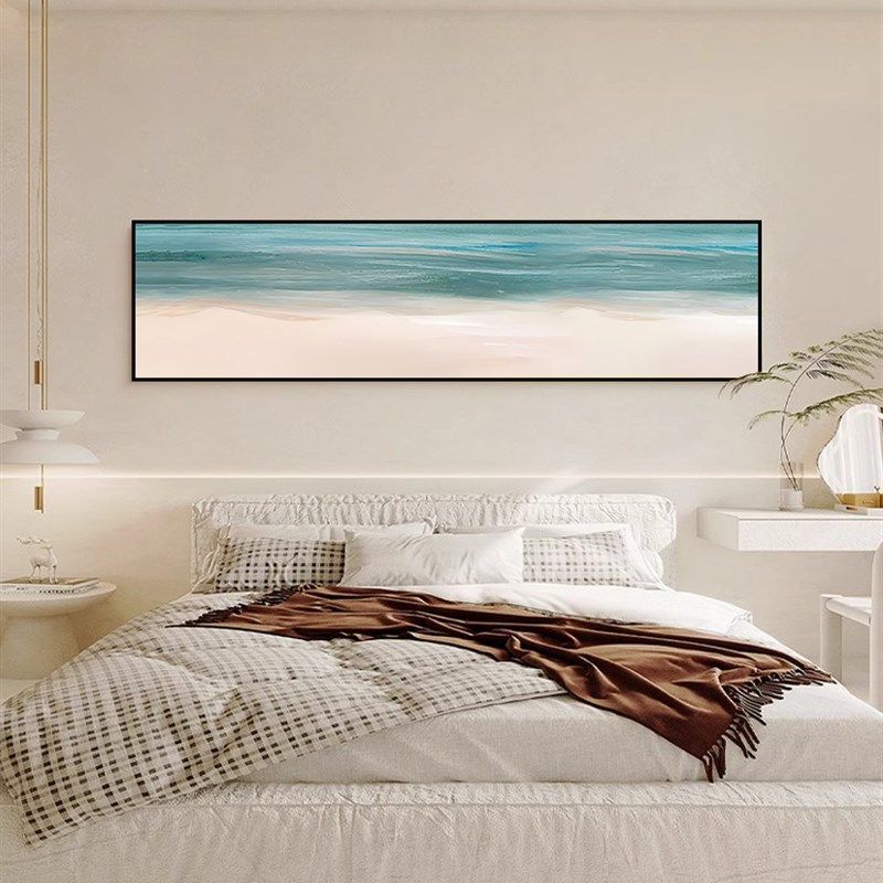 小众艺术抽象装饰画主卧床头背景墙挂画卧室N酒店客房间壁画高级,家居饰品,现代装饰画,淘宝优惠券,粉丝福利购,淘宝优惠卷