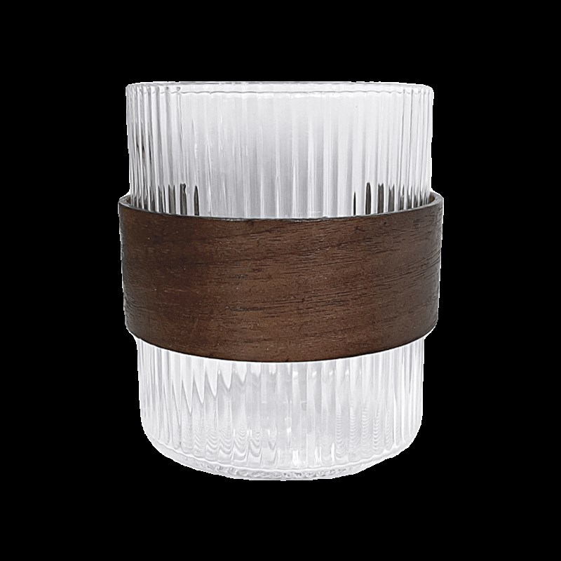 高颜值挂耳咖啡杯冰美式拿铁杯子日式条纹玻璃杯家用水杯防烫茶杯