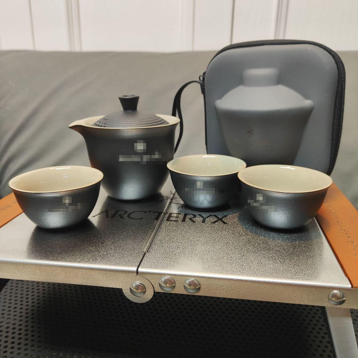 出口日本便携式旅行全套户外茶具随身露营泡茶喝茶装备快客杯