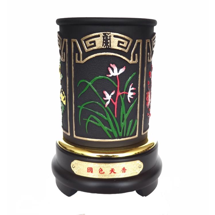教师节礼物笔筒办公室桌面摆件书房实用装饰品送老师礼品定制炭雕