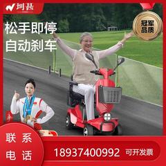 家用代步车电瓶车电动残疾人老人双人老年专用三轮车折叠四轮