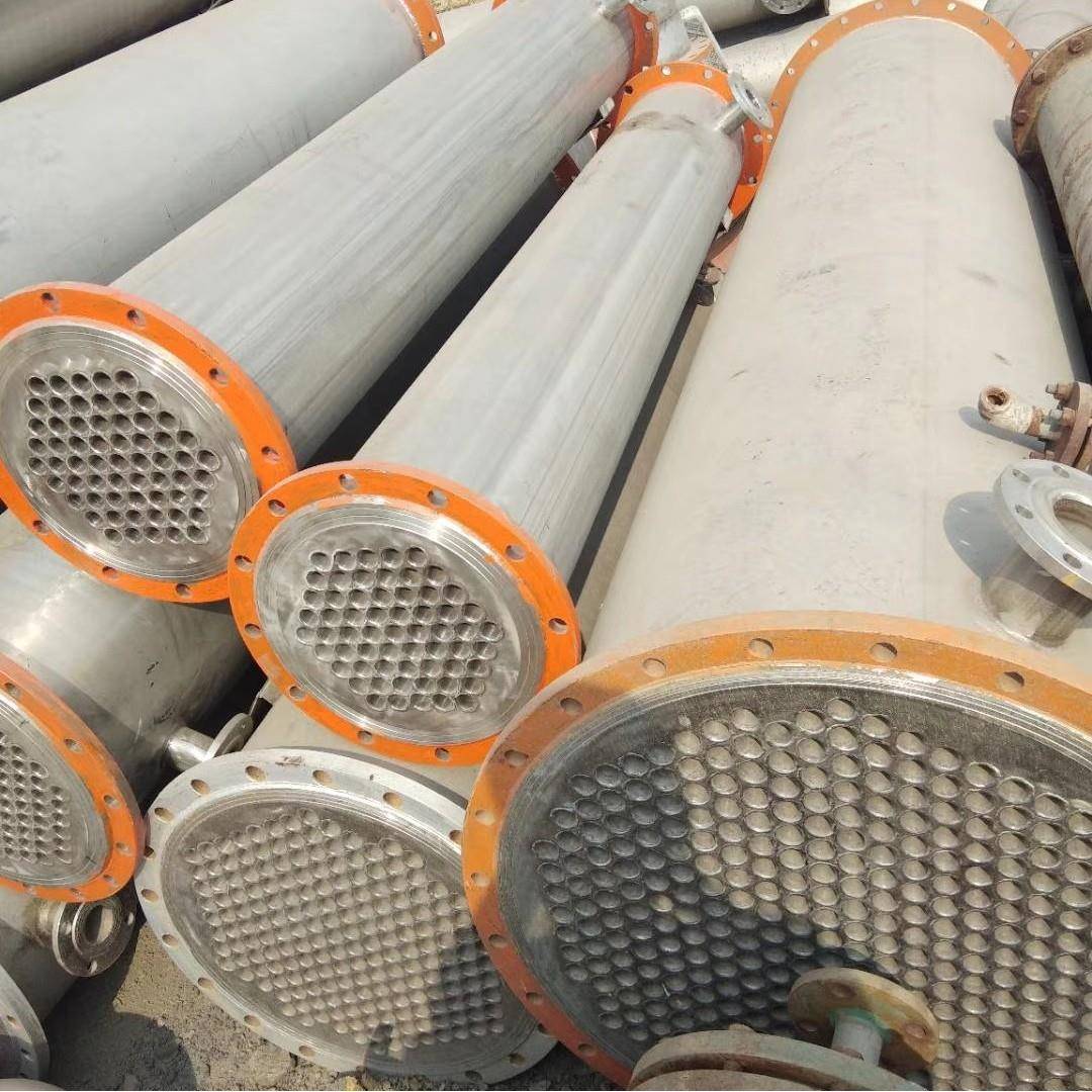 山东二手冷凝器三效降膜冷凝器列管换热器70平方冷凝器