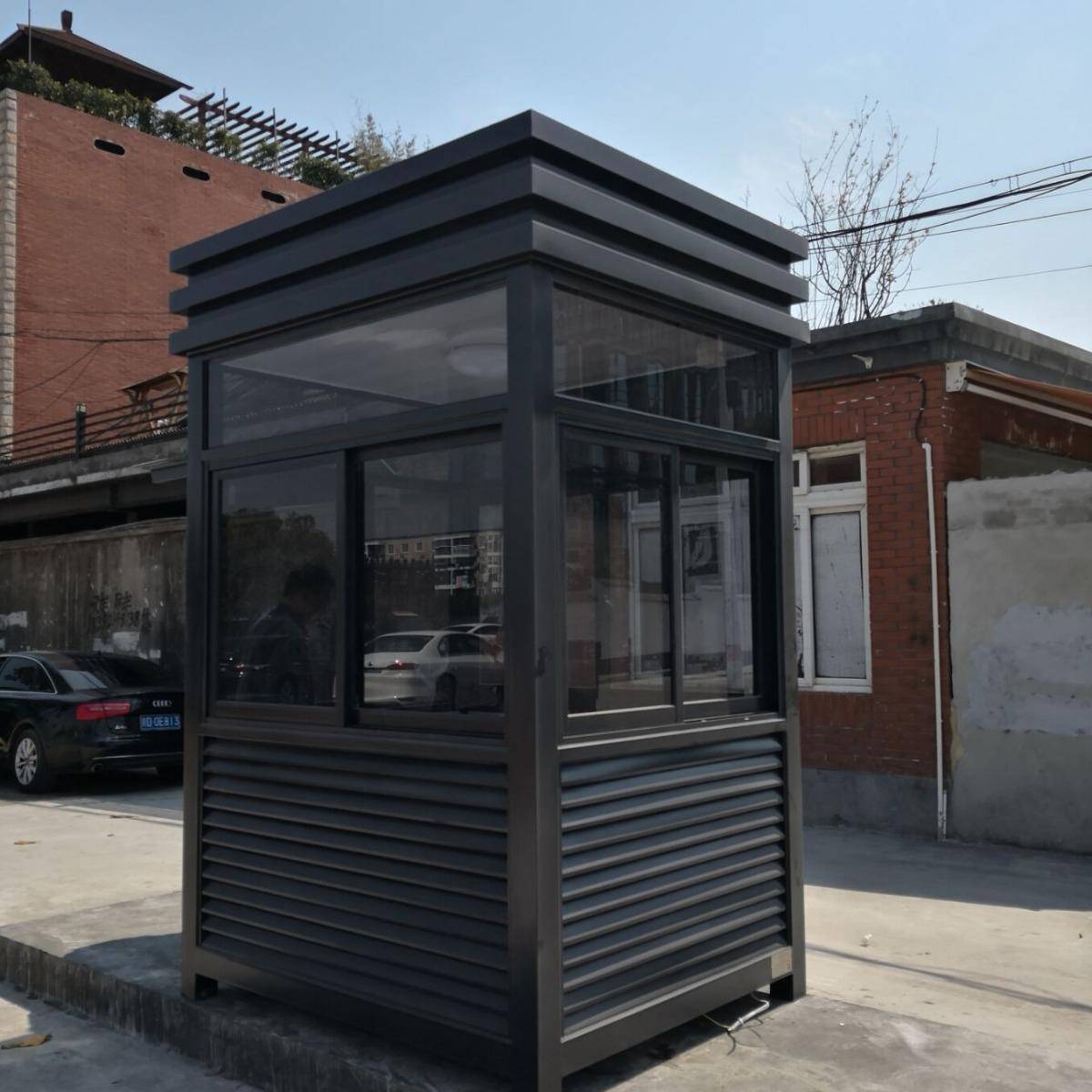 厂家直销钢结构岗亭治安岗亭保安岗亭专业生产成品岗亭门卫岗亭