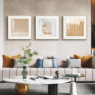 金黄时代现代轻奢风格 饰画黄色金箔墙画玄关餐厅卧室挂画 客厅装