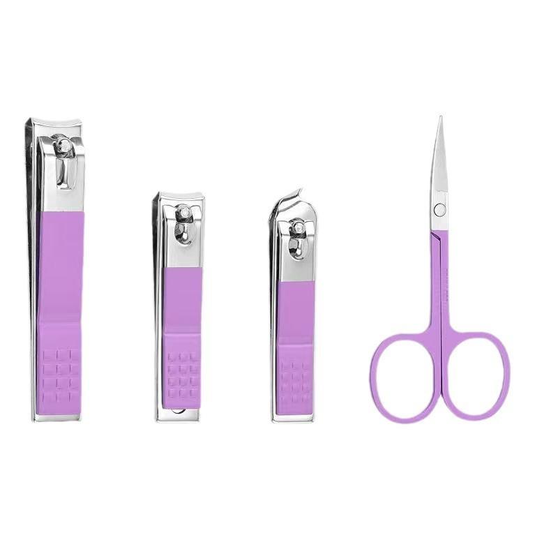 12件套指甲剪指甲刀套装平口指甲钳斜口修甲刀成人家用剪甲工具女