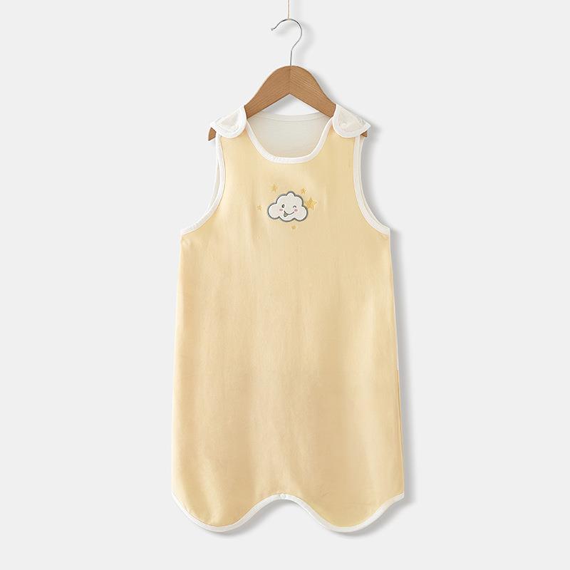 2025新款夏季透气男女睡袋婴幼儿背心睡袋儿童宝宝空调睡袋纯棉