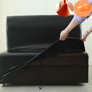 防水皮革卡座沙发套罩全包保护2025无扶手双人奶茶店商用饭厅定做