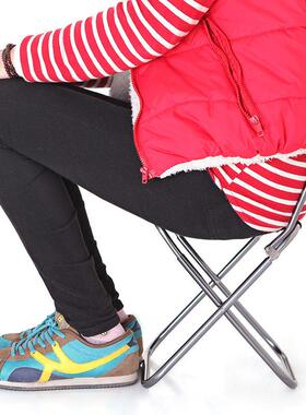 Selpa户外折叠凳子可携式烧烤钓鱼椅老人折叠椅子排队马扎火车凳