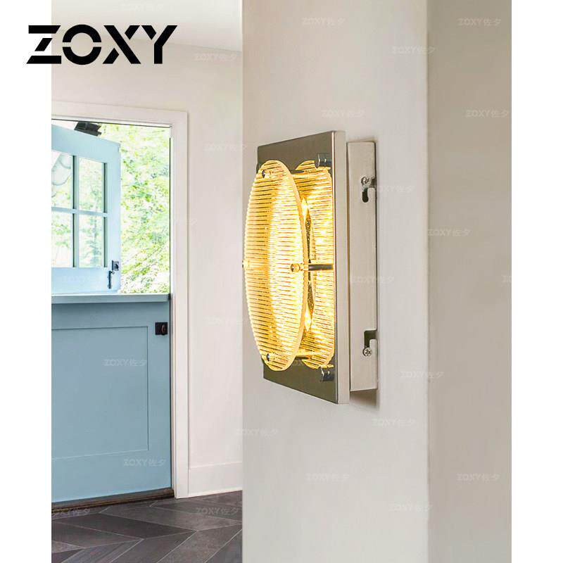 zox 中古包豪灯斯MD-10-76卧室 客厅走廊创壁灯意设计感y覆古玄关