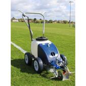 舰队足球场专用打标机草坪打标机真草画线机进口电动喷涂画线机