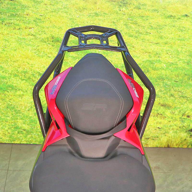 适用于摩托车春风250SR后货架 CF250尾箱架后衣架扶手尾翼改装件