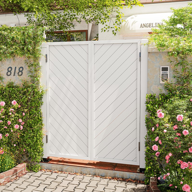 别墅花园防腐木门户外庭院子入户木头栅栏门室外田园园艺围栏小门