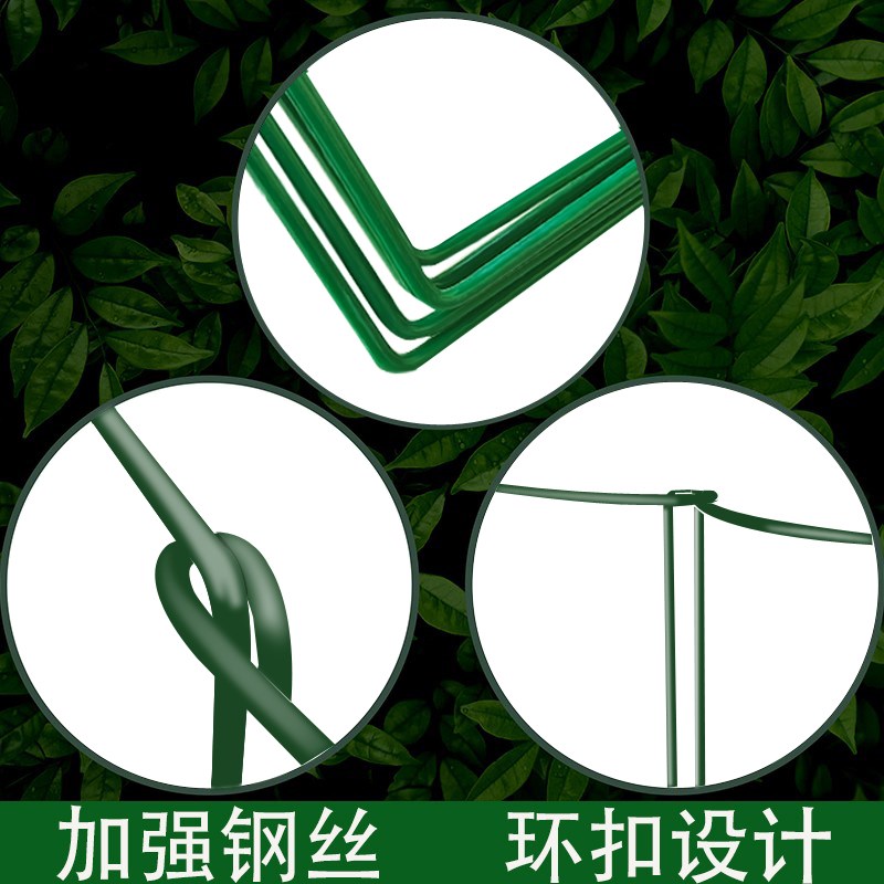 铁艺花支撑架护花架金钱树绣球花卉爬藤植物半圆护叶固定架防倒伏