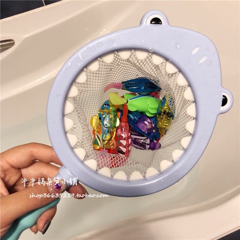 儿童宝宝电子宠物鱼会游泳的洗澡戏水玩具神奇会发光的电动游泳鱼