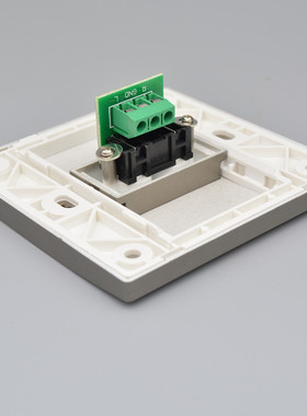 深灰色莲花音频插座86型墙壁多媒体免焊拧螺丝AV双孔红白音频面板