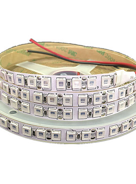 LED防水灯带条绿色12V灯条5054绿光LED灯带超高亮24V展览厅装饰