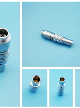 lemo插头FGA 0B 2 3 4 5 6 7 9芯 双定位键三十度快速推拉连接器