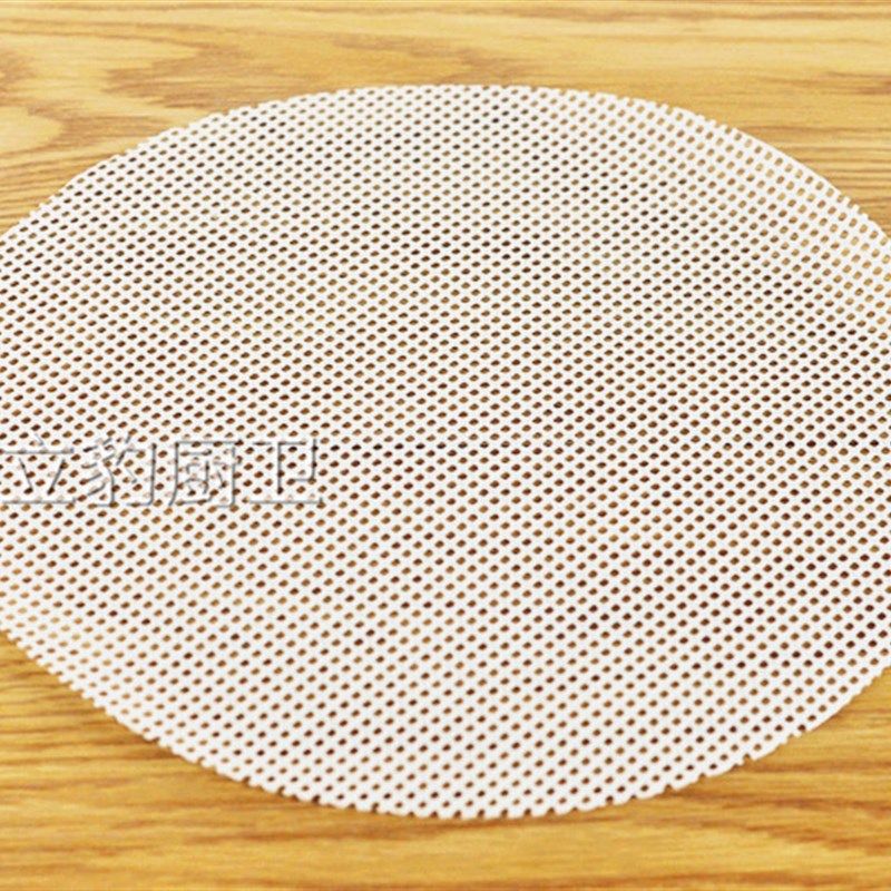 小蒸笼垫硅胶蒸布蒸纸小笼包竹笼屉布沙县蒸饺草垫不粘18cm-20cm
