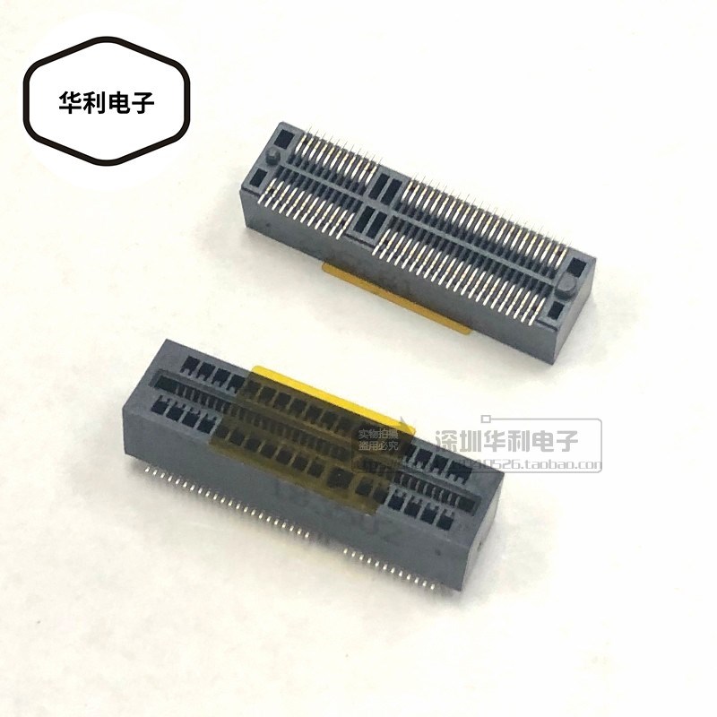 LOTES原装连接器 NGFF接口 M.2 E-KEY 立贴 APCI0143-P001A