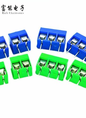 KF-301 十字 蓝色 KF301-2P 3P 5.0MM PCB接线端子12A 300V可拼接