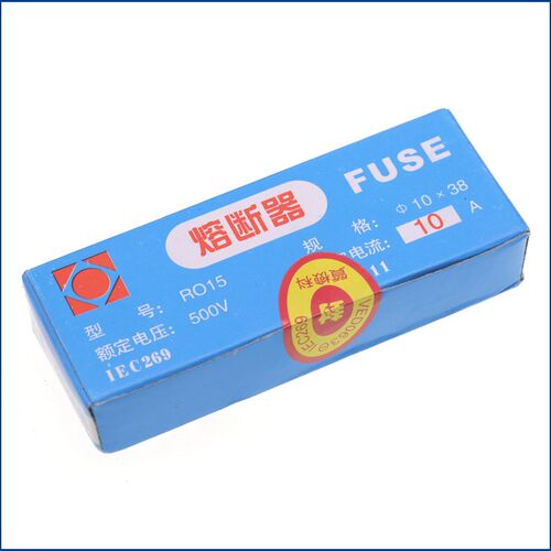RO15陶瓷保险丝管10X38 RT18 1A 2A 3A 5A 6A 10A 32A R015熔断器
