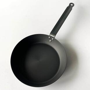日本铁锅精铁家用不沾锅平底煎锅无涂层牛排专用瓦斯炉电磁炉通用