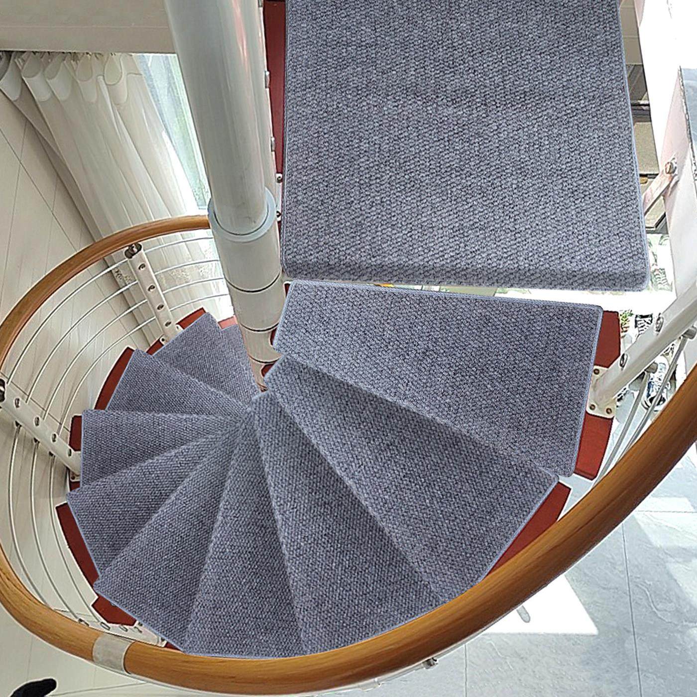 仿剑麻旋转楼梯垫复式楼梯垫子简约纯色自吸防滑地毯隔音楼梯地垫,居家布艺,楼梯垫,淘宝优惠券,粉丝福利购,淘宝优惠卷