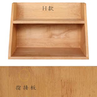 叁杉覆古桌面收纳盒抽屉式木质置物柜手账文具画 画笔书桌整理置